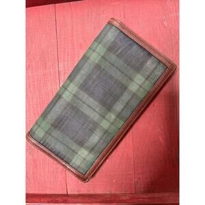 POLO RALPH LAUREN Vintage Classic Polo Tartan Plaid Wallet
